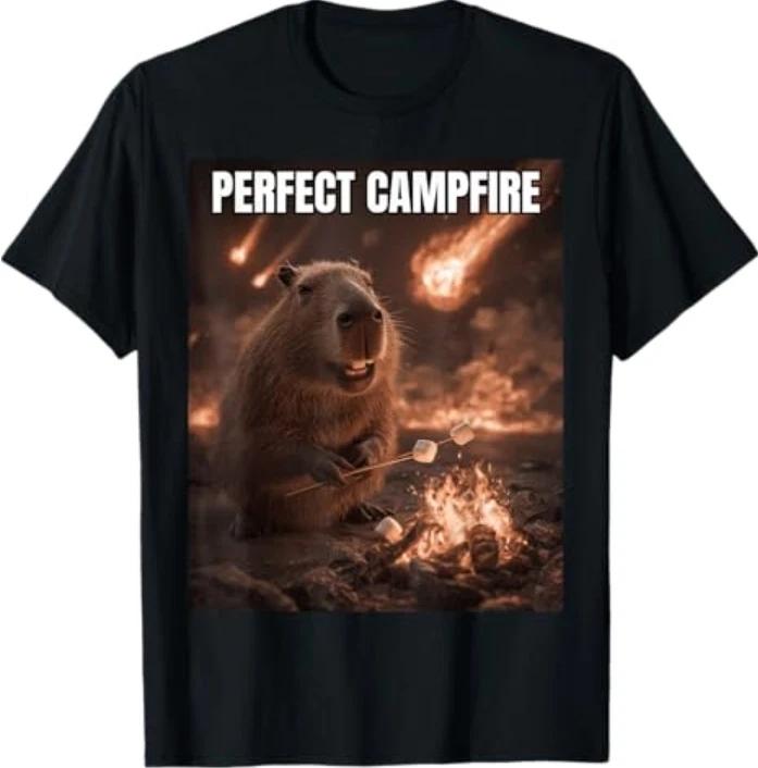 Funny Capybara Cute Animal T-Shirt XL