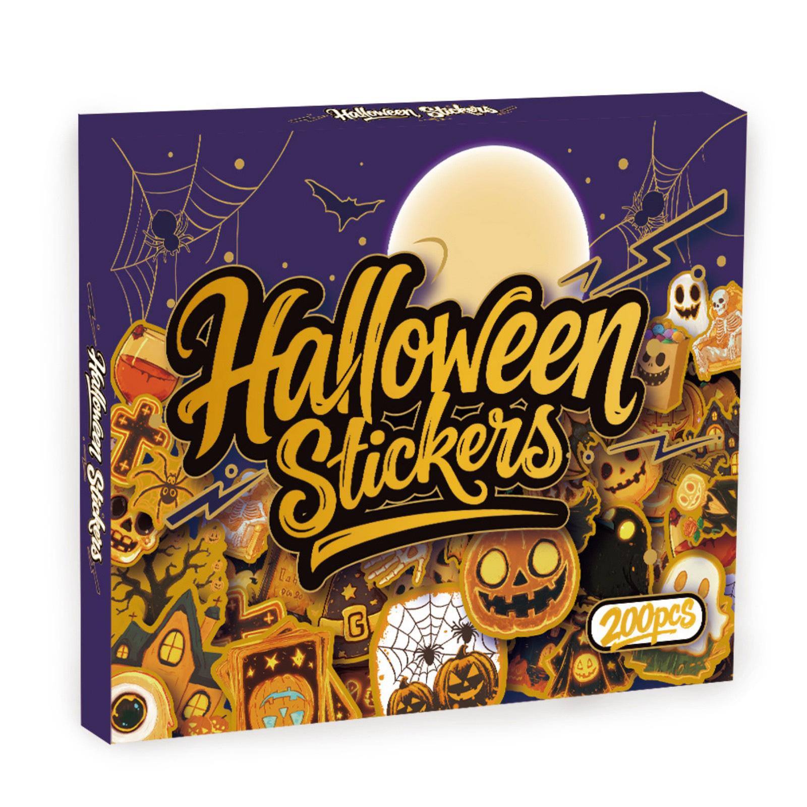 

200pcs Suitcase Stickers Waterproof Stickers Scooter Computer Tablet Cartoon Decoration One Size