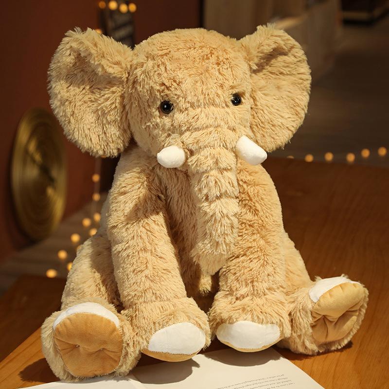Cartoon Elefant Puppe Baby Elefant Beruhigendes Plüschtier Kissen Schlafpuppe Jungen und Mädchen Geschenke Heiß