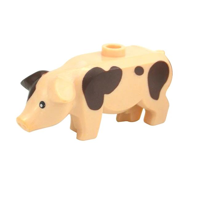 

Фигурки животных Классический строительный блок Город Олень Сова Коза Тигр Орел Зоопарк Ферма Аксессуары DIY Кирпич Дети Детская игрушка Leduo