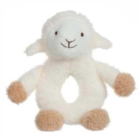 

Apricot Lamb Velvet Rattle Soft Baby Stuffed Animal Rattle Toy for Boys and Girls, Lovely for Newborns (0-3 Months, 0-6 Months+), 12cm