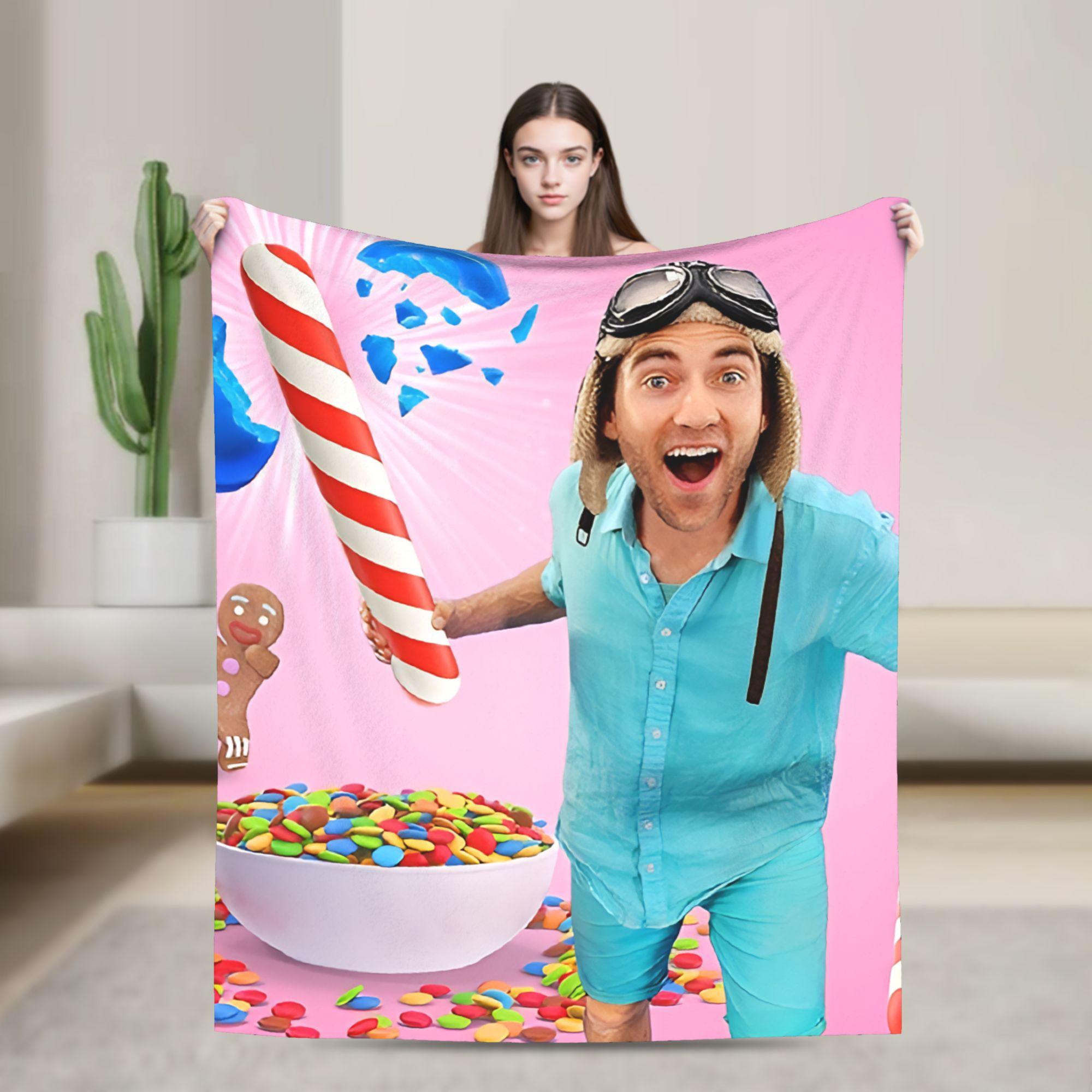 

Danny Go Cartoon Soft Warm Blankets Decorative Plush Throw Blanket Pattern Couch Bed Flannel Bedspread Sofa Bed Cover 40x50in