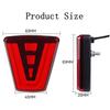 V-Shaped Red Car Marker Light
