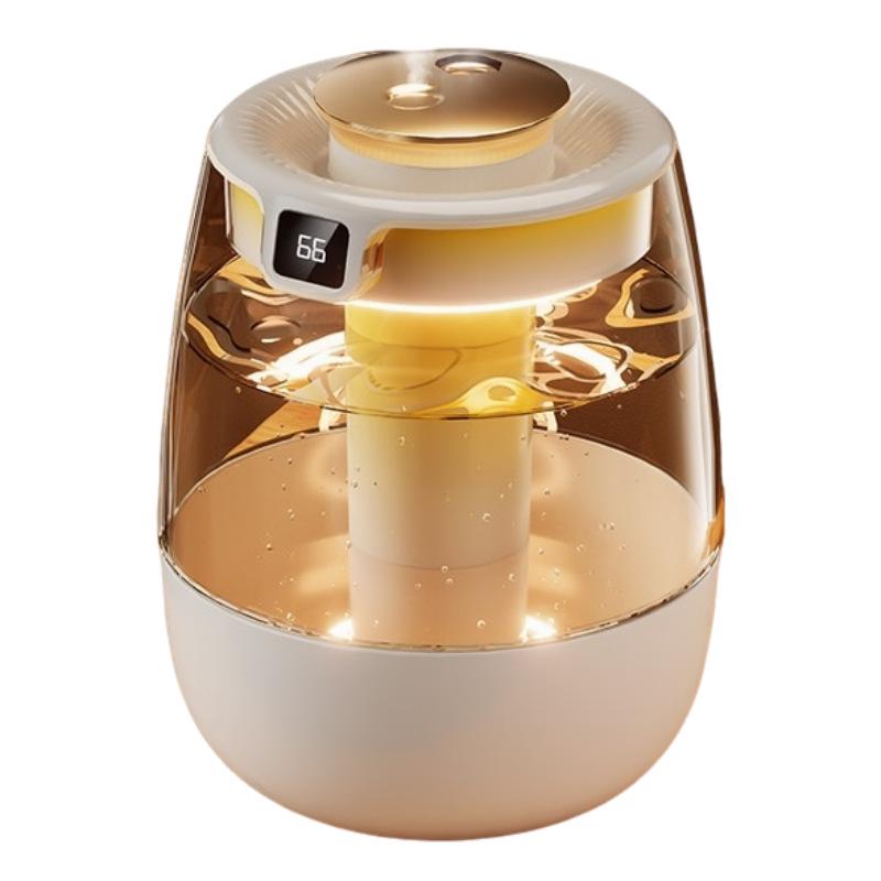 Large Capacity USB Desktop Humidifier for Home, Bedroom, or Office - Portable Mini Air Purifier with High Fog Output