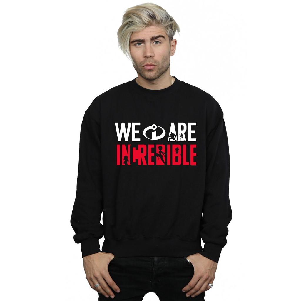 Disney Mens Incredibles 2 We Are Incredible Sweatshirt