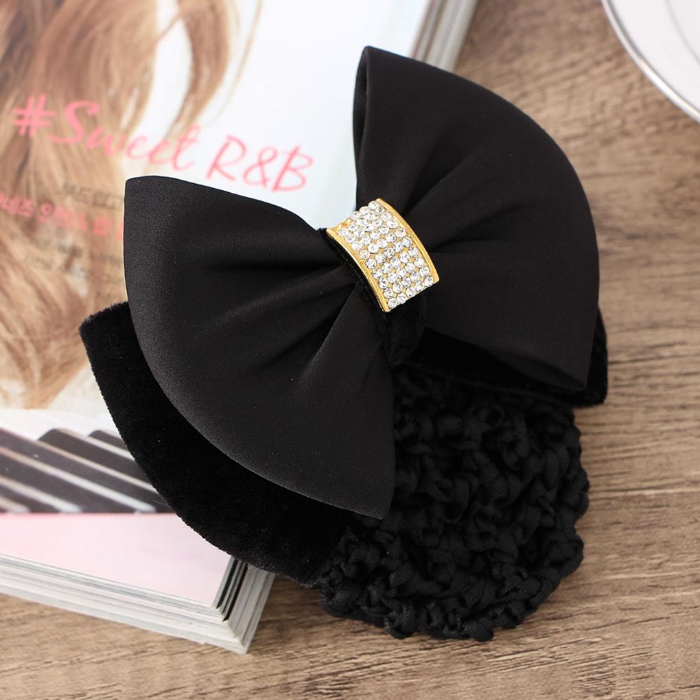 Women's Daily Square Cubic Ribbon Hair Net Updo Hair Net