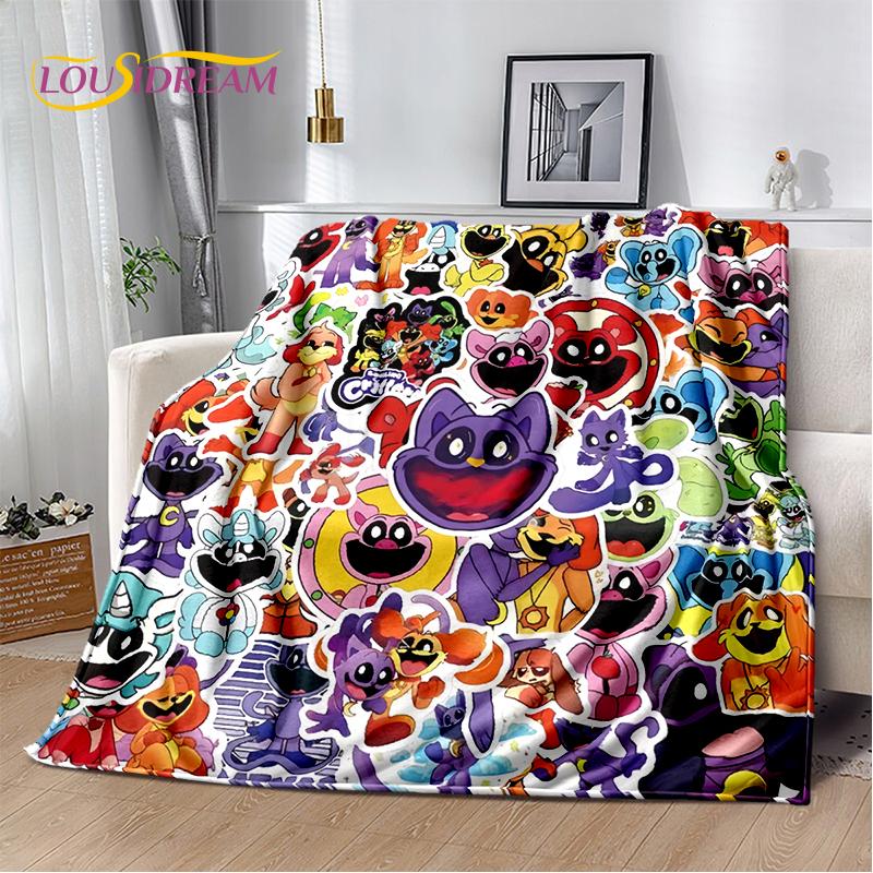 Cute S-Smiling C-Critters Catnap Craftycorn Cartoon Soft Blankets,Throw Blanket Comfortable Blanket for Beds Sofa Home Kids Gift