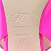 Roger Vivier Czółenka Virgul Klamra Strass różowe Lakierowana skóra Kobiety 38 Używane