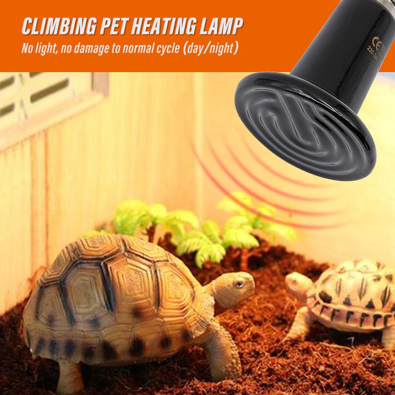 25W 50W 75W 100W 150W 200W Far Infrared Pet Heating Lamp Ceramic 110V 220V Reptile Turtle Brooder Bulb Heat Emitter Light Bulb