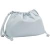 Calvin Klein Cute Drawstring Letter Embossed Shoulder Bag Women Bags Pearl-Blue DH3771-3UJ