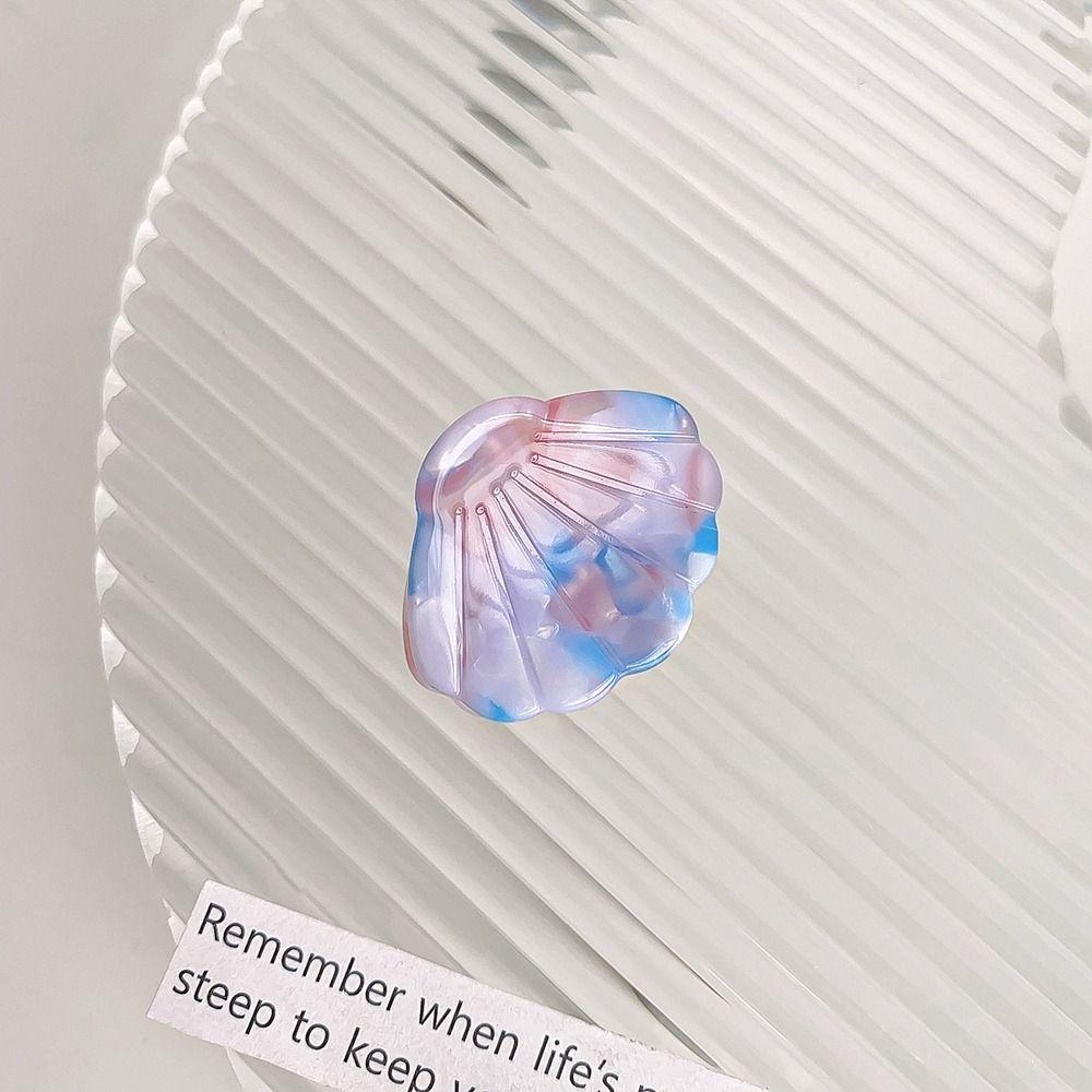MeeresTier Mini Haarspange Fächerform Kleine Haarspangen Niedliche Muschelform Haarspangen Damen/Kinder