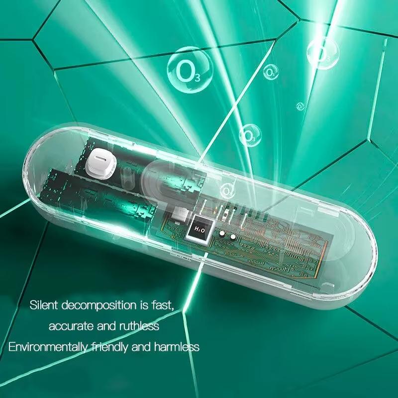 1pc Refrigerator Odor Remover USB Rechargeable Air Purifier Extend Food Shelf Life Remove Odors for Home Multiple Scenarios Use