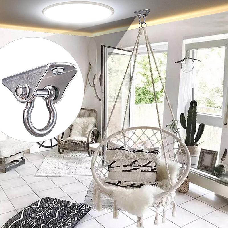 304 Stainless Steel Aerial Swing Hangers Suspension Hooks Ceiling Mount For Yoga Hammock Chair Sandbag Punch Bag