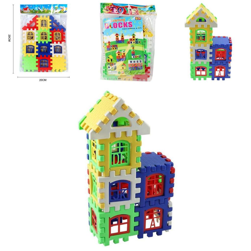 Beautifully Crafted Brain Game Toy Building Blocks For Kids 24 Pieces Set