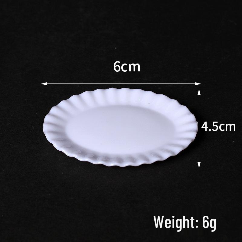 Miniature Tableware Set: Dollhouse Plates & Dishes for DIY Role-Playing Scenarios