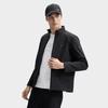 FILA Fleece Jacket With Stand Collar Men Jackets Black F11M513701FBK