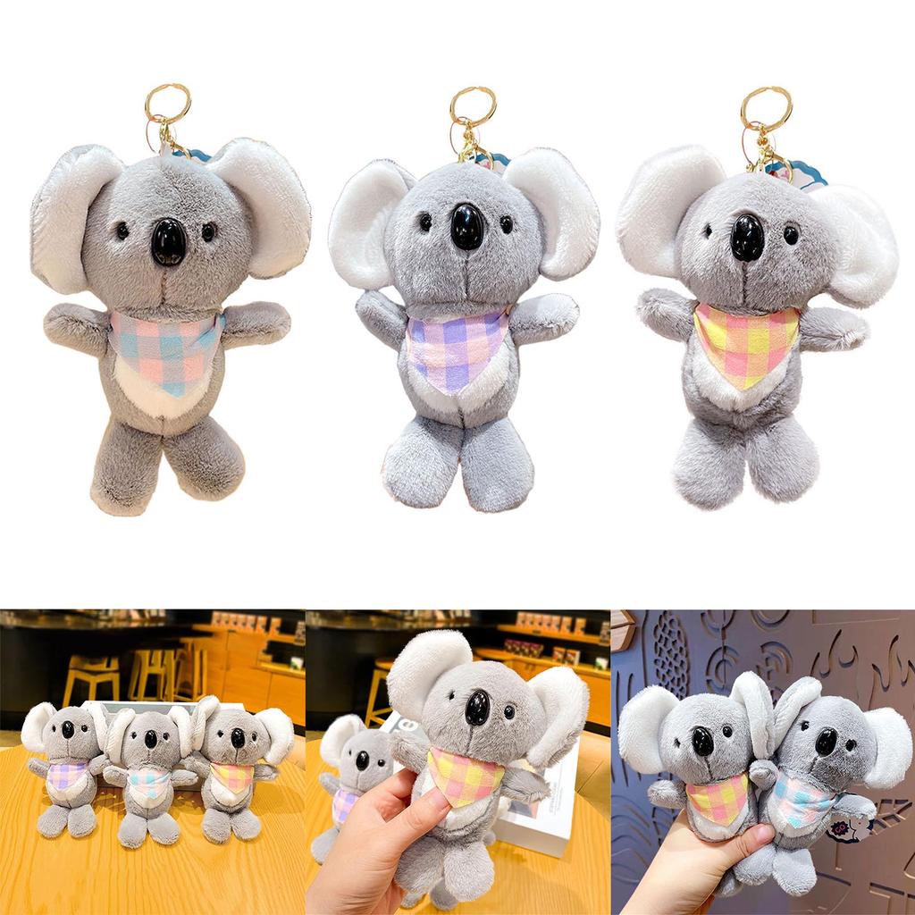 Koala Keychain Pendant Car Keyring Hanging Ornament Koala Cell Phone Charms Car Keyring for Handbag Purses Decorations