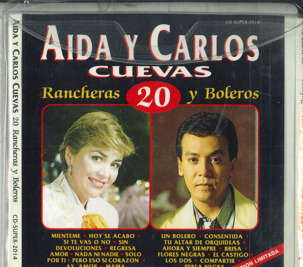 CD AIDA Y CARLOS, CUEVAS - Rancheras 20 Y Boleros CDSUPER2014 IM DISCOS & CAS 1993 Mexiko Latein Gebraucht