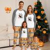 Halloween Tag Drucke Familie Passend Langarm Tops+Hosen Set Familie Passende Sets
