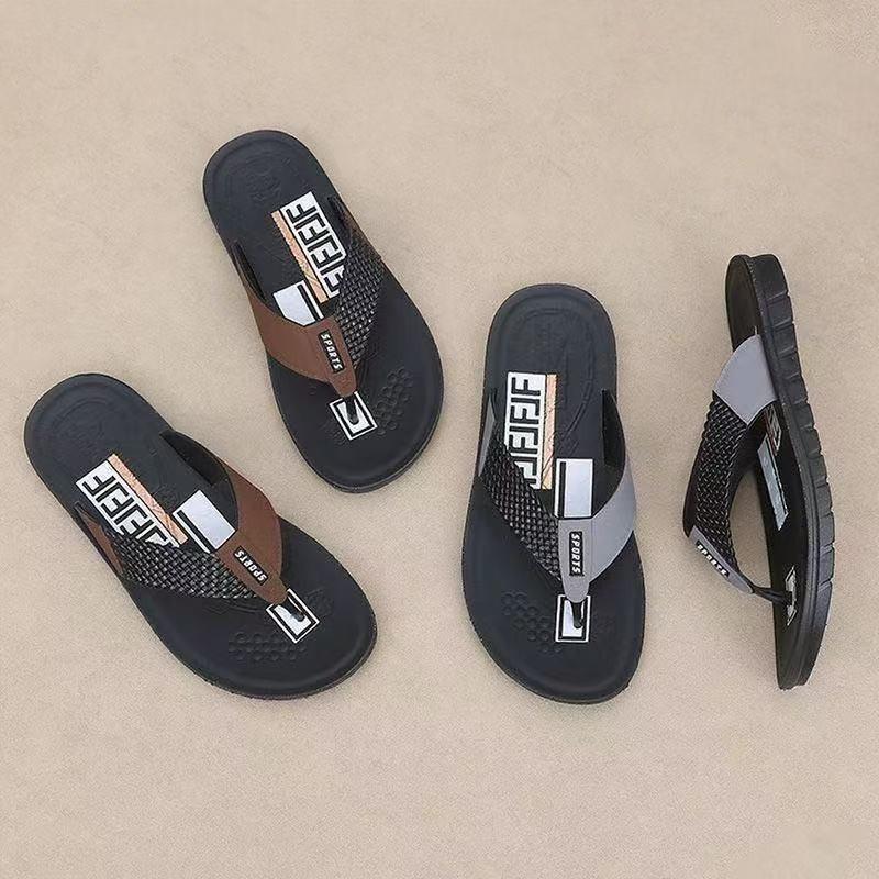 Flip-Flops Herren Pantoffeln zwicken Füße Herrenmode Freizeit weich Strand Outdoor wasserdicht Oberbekleidung dicke Sohle flacher Absatz