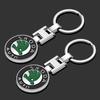 KJGK5 Llavero Anillo de Metal 3D Emblema de Coche Llavero para Auto Para Skoda octavia fabia rapid yeti superb octavia a5 a7 Accesorios para Llavero