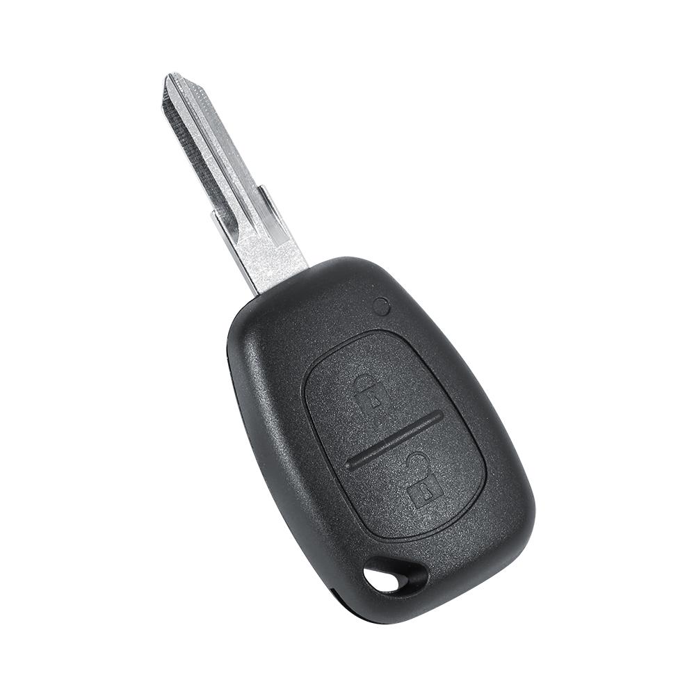2 Buttons Uncut Blank Blade Remote Auto Car Key Fob Shell Case For Renault Kangoo Dacia Logan
