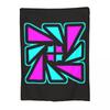 Coperta Geometry Dash per Videogioco Morbida Calda Coperta Plaid in Flanella Peluche per Letto Soggiorno Picnic Viaggio Divano di Casa