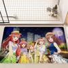 Anime Q-Quintessential Quintuplets Bathroom Mat Kids Room Bedroom Decoration Balcony Anti-Slip Doormat Living Room Welcome Rug