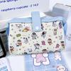 Crayon Shin-chan Blue & White Cartoon Pencil Case, Large Capacity, Japanese Style, Girls' Stationery.