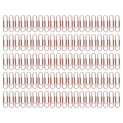 1.1in 100pcs Trombones Résistance à la Rouille Augmentation de la Résistance au Glissement Trombones Métalliques Portables