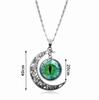 Cat Eye Dinosaur Eye Time Gemstone Necklace Bracelet Earrings Three Piece Set Fashion Jewelry Kit
