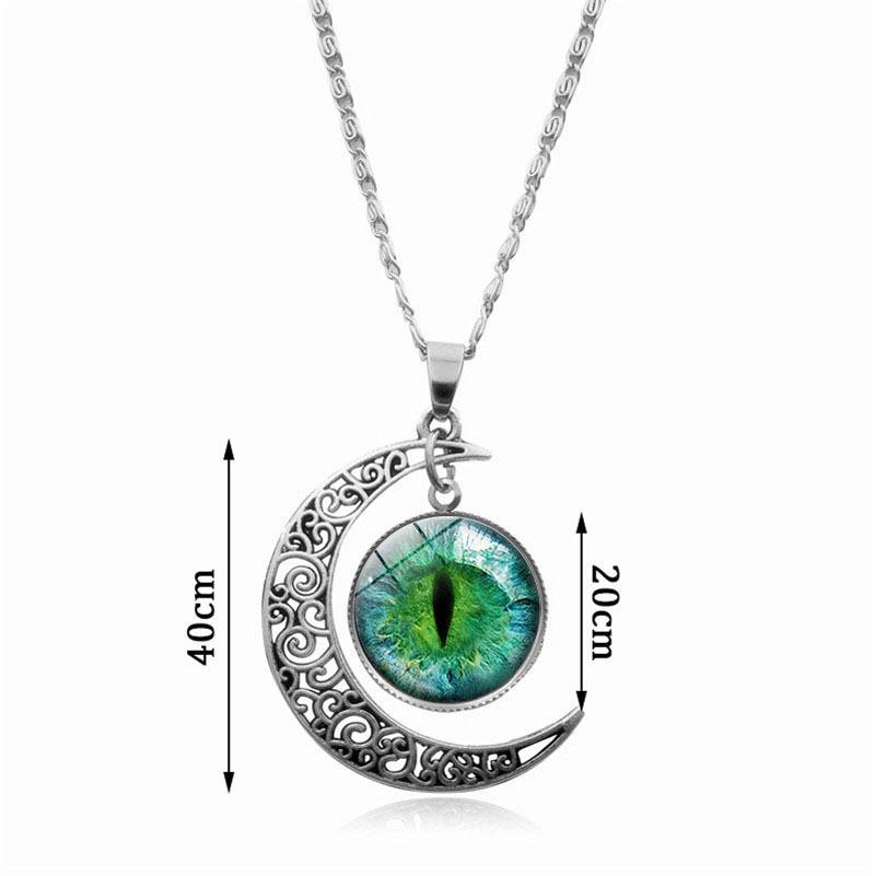 Cat Eye Dinosaur Eye Time Gemstone Necklace Bracelet Earrings Three Piece Set Fashion Jewelry Kit