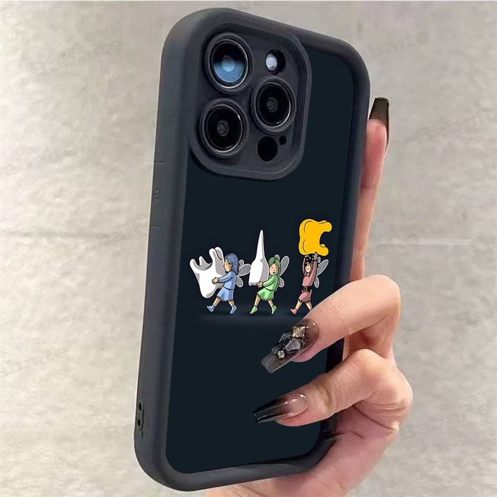 

Dentist Tooth Pattern Phone Case For IPhone 17 16 15 13 11 12 14 Pro Max Plus Silicone Cover Shell iPhone 17