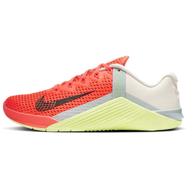 

Новые женские кроссовки Nike Metcon 6 Яркий Манго Светлый Цитрон AT3160-800 37.5