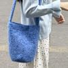 Casual Commuting Versatile Women's Crossbody Bags Large Capacity Ladies Shoulder Bucket Bag Solid Color Female Shopping Tote