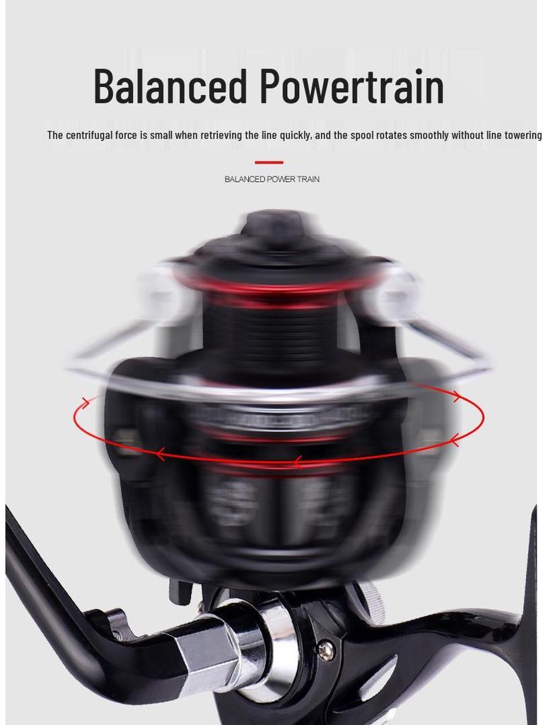 All-Metal Surfcasting Spinning Reel with Long Cast Spool for Sea and Raft Fishing