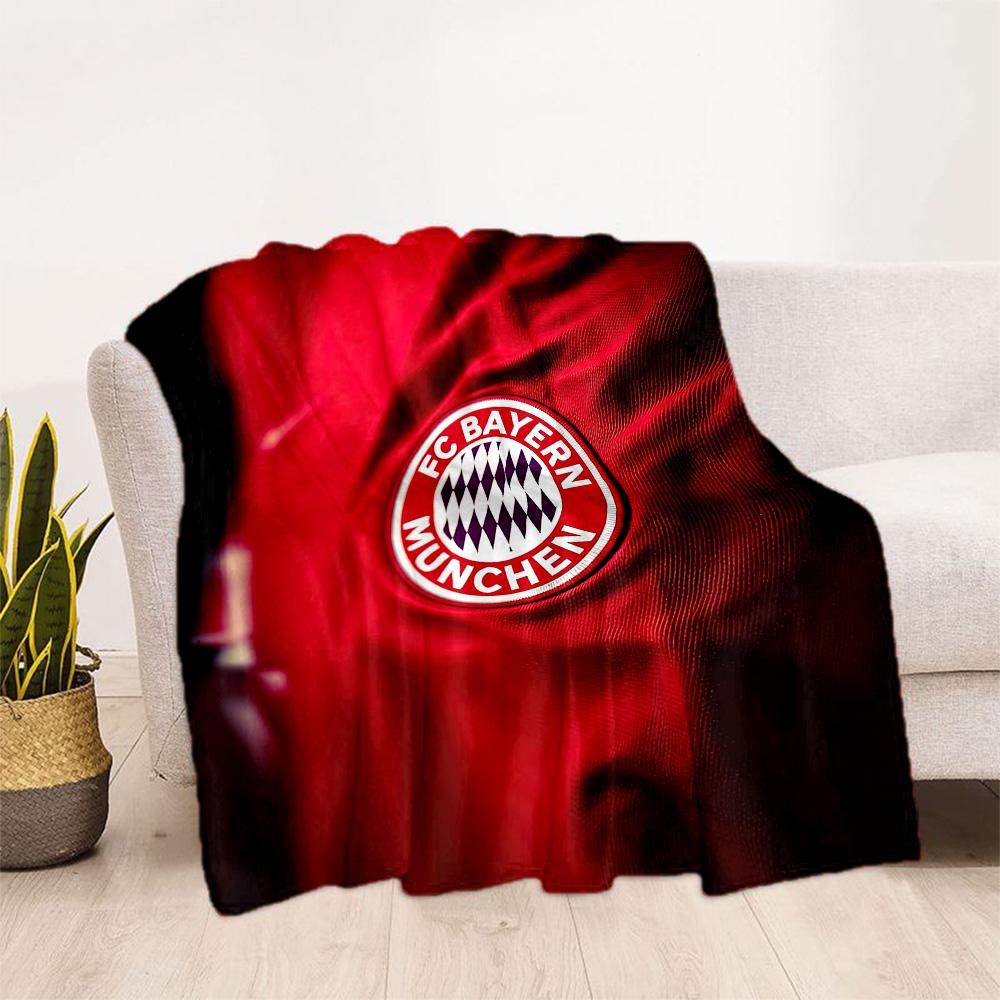 Bayern Munich Blanket Soft Warm Cozy Perfect for Bedding Couch Livingroom for All Seasons Modern Style Ideal Gift For Birthday Valentine'S Day