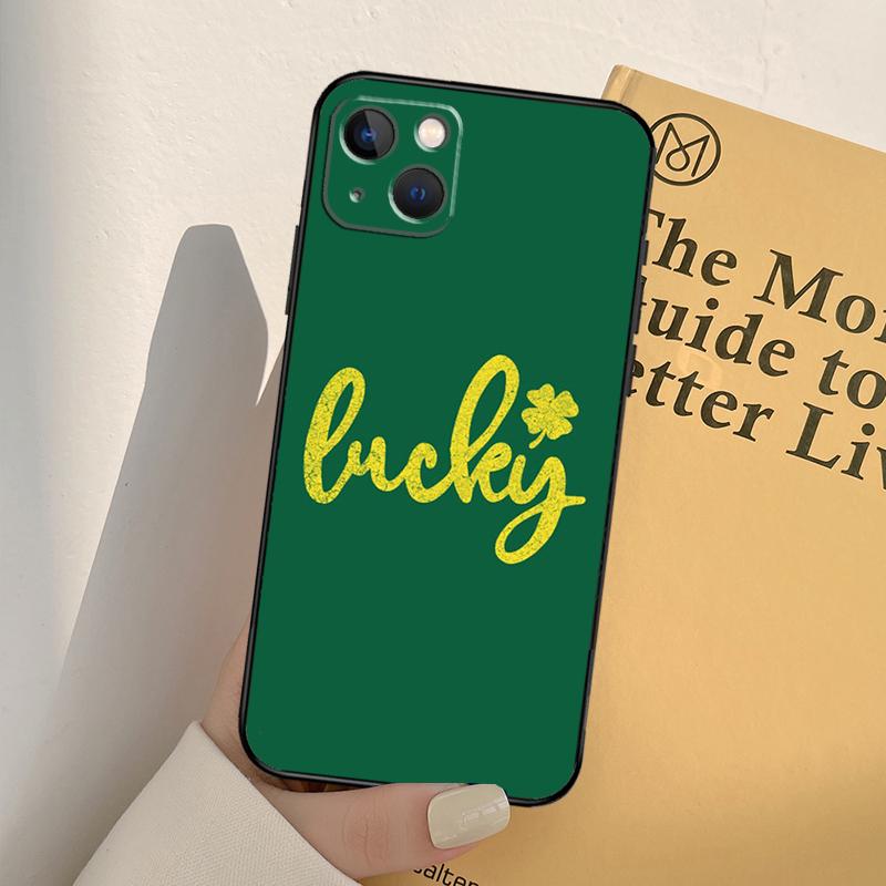 

Ireland Shamrock Lucky Phone Case For iPhone 17 16 15 14 11 12 13 Pro Max mini XR 16e 15 16 Plus 17 Air Full Cover iPhone 14 Plus
