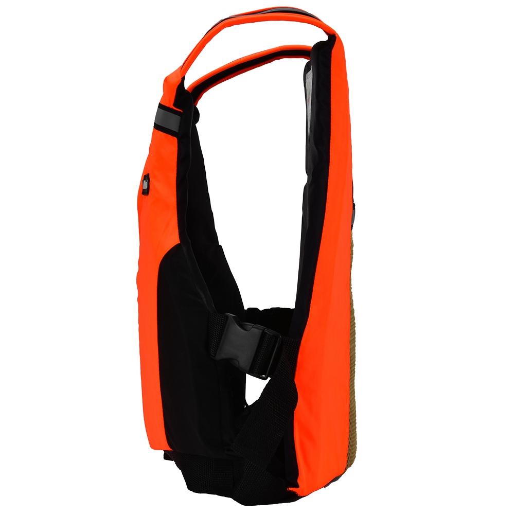 Kayak Natación Adulto Chaqueta de Flotabilidad Chaleco Salvavidas Correa Reflectante con Silbato (naranja)