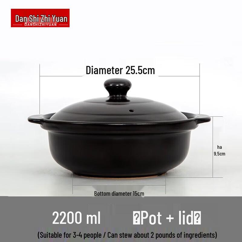 High Temperature Ceramic Stew Pot