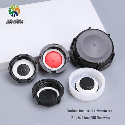 Tampa de Válvula para Tambor IBC: Válvulas Borboleta/Esfera S60 & S100, Rosca Grossa/Fina, Tampa de Vedação 62MM