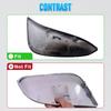 Car Rearview Mirror Cover Cap Black For Toyota RAV4 2013 2014 2015 2016 2017 2018  1/2PCS