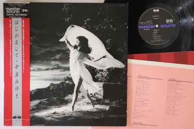 LP Record MIYUKI NAKAJIMA  Hajimemashite C32A0375 PONY CANYON 1984 Japan Obi Japanese PopRock Used