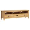 VidaXL TV Stand Hill Range Honey Brown 158x40x47cm Solid Pine Wood