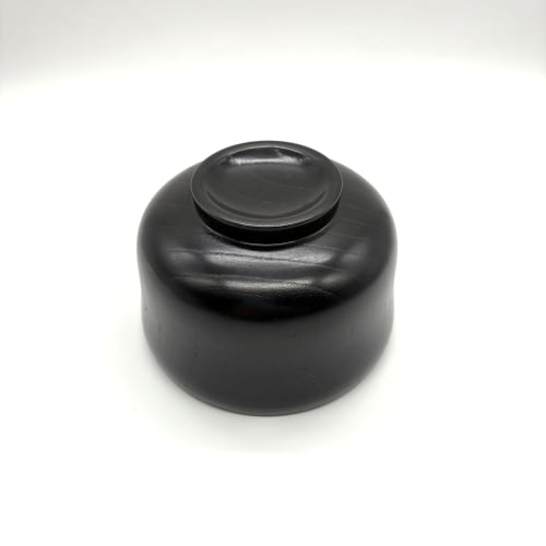 Dishwasher-safe Wooden Matcha Bowl, Black Lacquer Finish, Nanotech Coating, Approximately 170ml Capacity, Small, Made of Natural Wood, Made In Japan