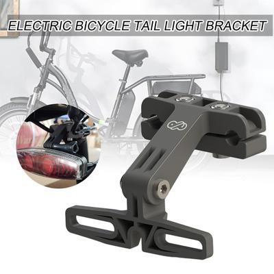 Staffa per fanale posteriore per bicicletta elettrica Supporto universale per fanale posteriore per bici elettrica Supporto per fanale posteriore per sella per bicicletta elettrica