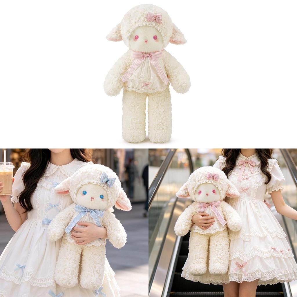 Peluche Lolita Agnello Giocattolo di Peluche Regalo Per Bambine e Bambini