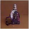 Women's Luxury Purple Crossbody Handbag - Elegant Commuter Style