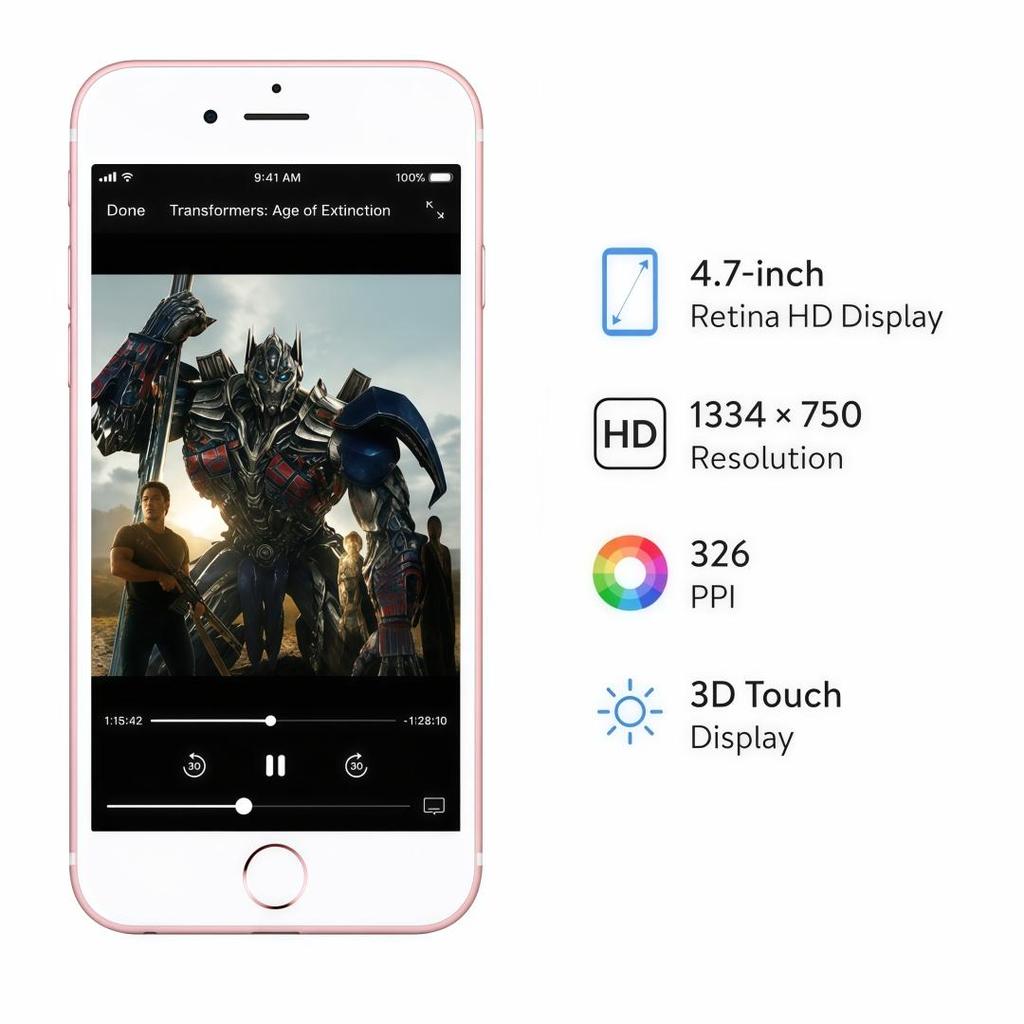 Refurbished iPhone 6s 16GB All Colors Unlocked 4G Smartphone iOS 15.8.8 New Battery New Screen