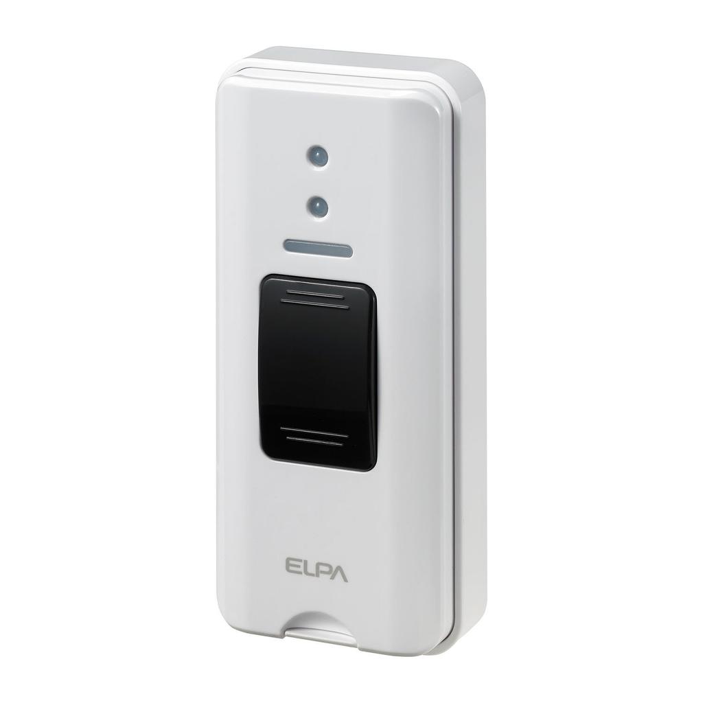 ELPA Wireless Chime Push Button Transmitter for No Installation Suitable for Elderly No Wiring Required EWS-P30 Intercoms, Required, Care, Wireless,